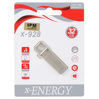 X-ENERGY X-928 USB2.0 Flash Memory-32GB (گارانتی مادام العمر IPM)