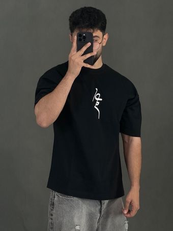 تیشرت گلدوزی غم مشکی
