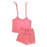 ست تاپ و شلوارک زنانه مدل SIMPLE کد tm-2284