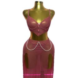 ست دوتیکه فنردار با دامن بلند برندکلرن