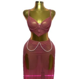 ست دوتیکه فنردار با دامن بلند برندکلرن