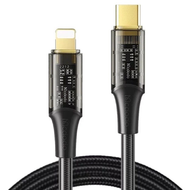 کابل شارژ و دیتا 36 وات لایتنینگ به USB-C مک دودو مدل CA-1590 طول 1.2 متر (مخصوص آیفون)