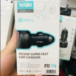 شارژر فندکی دو پورت VABI مدل C11 با توان 55 وات و نمایشگر دیجیتال ولتاژ