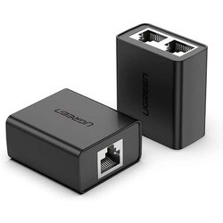 مبدل اسپلیتر یک به دو RJ45 یوگرین مدل 50923 بسته دو عددی (برل یک به دو شبکه)