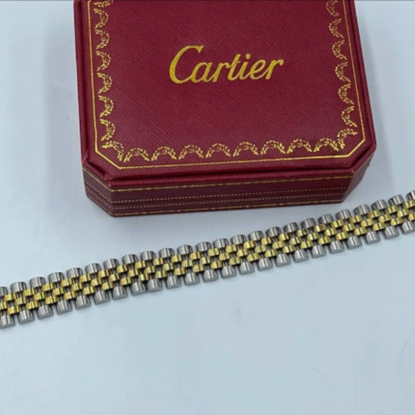 دستبند دخترانه رولکس دو رنگ