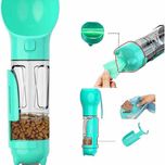 قمقمه آب و غذا حرفه ای 4 کاره سگ و گربه دارای جای آب ،غذا،بیلچه و کیسه مدفوع