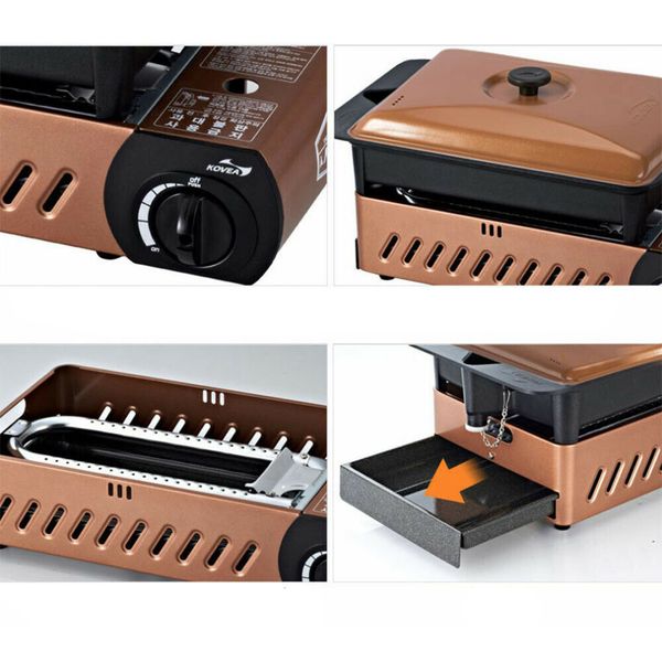 اجاق و ظرف سفری کووآ مدل 3Way Vintage BBQ کد KGG-0904ET