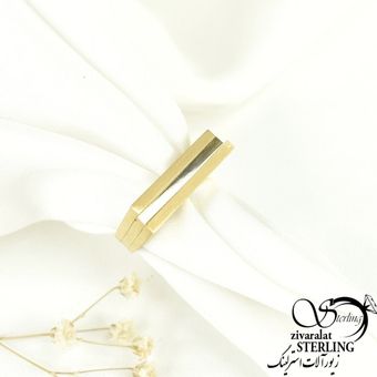 انگشتر استیل طرح طلا کد 7647