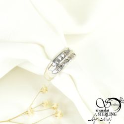 انگشتر نقره ساخت ایتالیا کد 7648