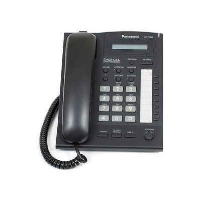 تلفن سانترال پاناسونیک مدل KX-T7665 VK رنگ مشکی ریفر درجه یک