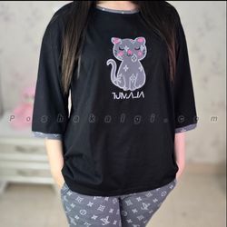 ست بگی طرح گربه 🐱 کد 134