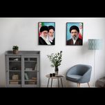 قاب امام و رهبری جدید (با کیفیت بالا به همراه شیشه)