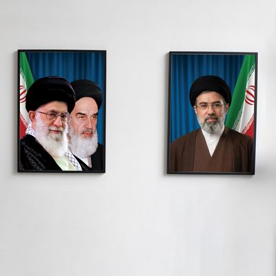 ست اداری امام و رهبری (جدید) به همراه شیشه