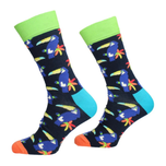 جوراب ساقدار مردانه طرح توکان برند Happy Socks