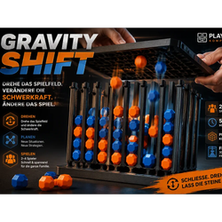 Gravity Shift – تغییر جاذبه | بازی اتصال چهار سه‌بعدی