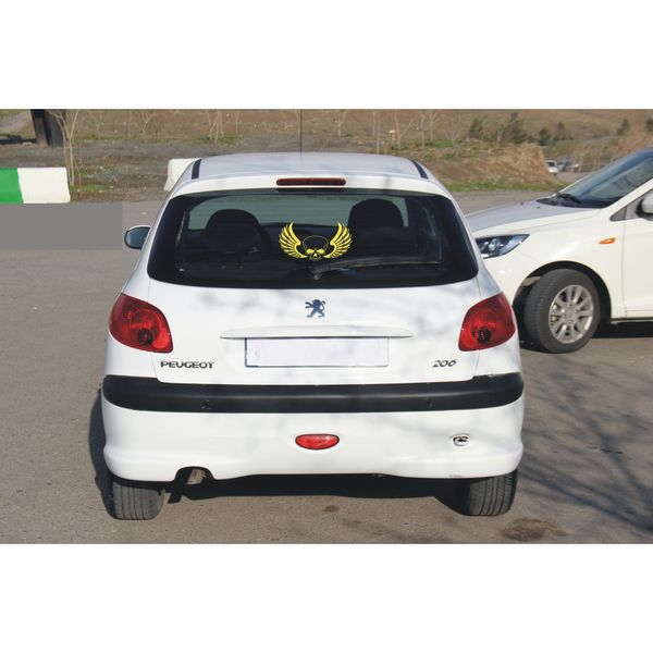 برچسب بدنه خودرو لیزارد مدل اسپورت طرح بال اسکلت کد LZD-817