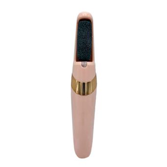 سنگ پا برقی مدل pedi M64 ضد آب دارای نور LEDتیغه خود تیز شونده همراه با یک سری سوهان اضافه و کابل شارژ