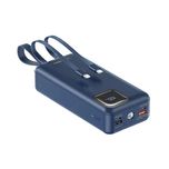 پاوربانک 22.5 وات ریمکس مدل RPP-550 ظرفیت 30000 میلی آمپر ساعت به همراه دو عدد کابل USB-C و لایتنینگ