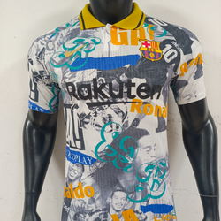 پیراهن تیمی پلیری کانسپت بارسلونا طرح 1