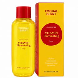 تونر روشن کننده ویتامین اکوال بری EQQUALBERRY Vitamin Illuminating Toner حجم 150 میل
