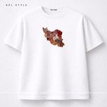 تیشرت ایران قواره باکسی | %100 پنبه گرم بالا کد 1224