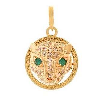 آویز گردنبند طلا 18 عیار زنانه طرح پنتر میا گالری