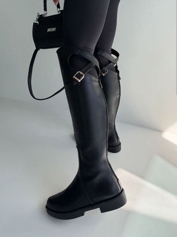 بوت ضربدی پشت زیپ