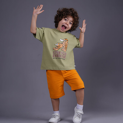 تیشرت شلوارک ببری