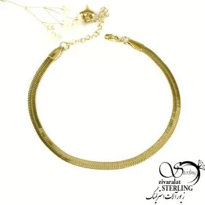 پابند استیل ماری طلایی کد 7835