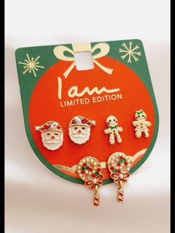 گوشواره 3 جفتی ابنباتی