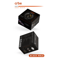 ساعت هوشمند Crbe مدل Black Hole - مشکی (گارانتی یکساله PMC)