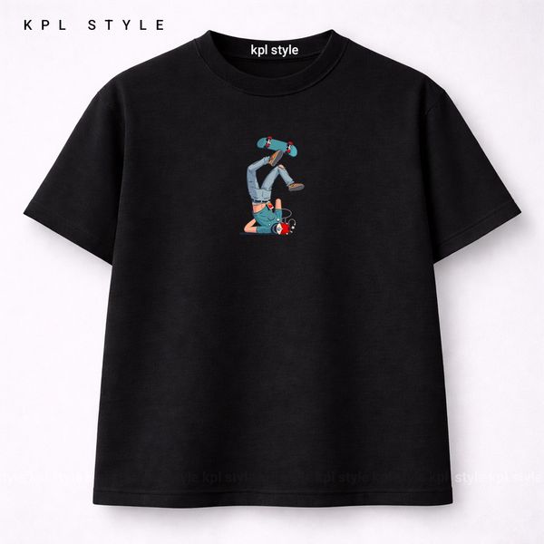 تیشرت مینیمال ترند قواره باکسی | %100 پنبه گرم بالا کد 1263