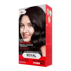 کیت رنگ مو رویال رنگ قهوه ای تیره کد 3