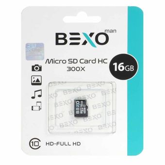 BEXO 300X microSDHC Class10 - 16GB - 45MB/s (گارانتی داده پردازی آواتک)
