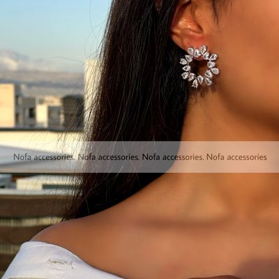 گوشواره جواهری کد 0099