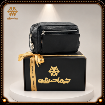 شوزبگ تک رمز چرم اصل نایب مدل جلوجاکارتی دارکد 4400