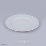 سرویس غذاخوری 28 پارچه چینی زرین ایران سری رادیانس مدل سفید درجه یک