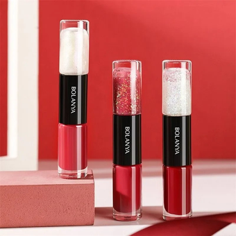 لاک دو طرفه ساده و شاین دار  gel nail polish BOLANYA and imkissme