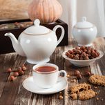 سرویس غذاخوری 102 پارچه چینی زرین ایران مدل ایتالیا اف ریوا درجه عالی