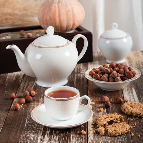 سرویس غذاخوری 102 پارچه چینی زرین ایران مدل ایتالیا اف ریوا درجه عالی