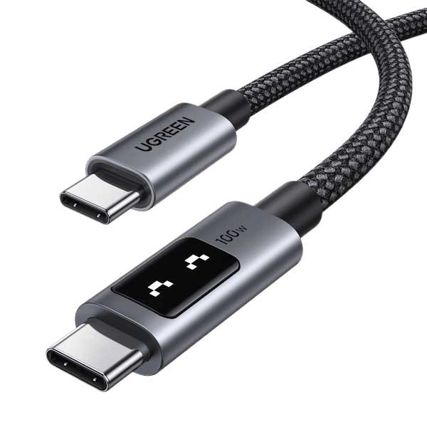 کابل شارژ و دیتا 100 وات USB-C یوگرین مدل L509 35501 طول 1 متر