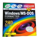 فلاپی دیسکت بدون قاب مکسل مدل 2HD-1.44mb بسته 10 عددی