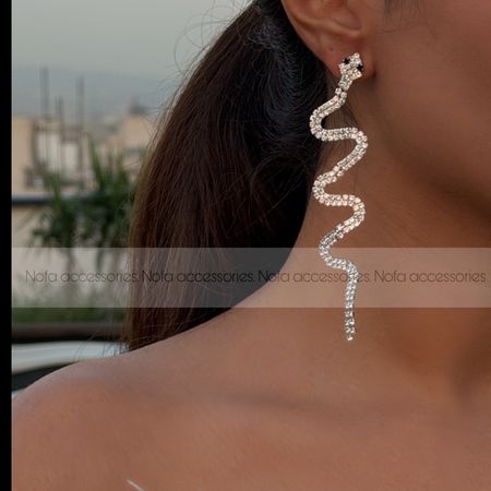 گوشواره جواهری ماری