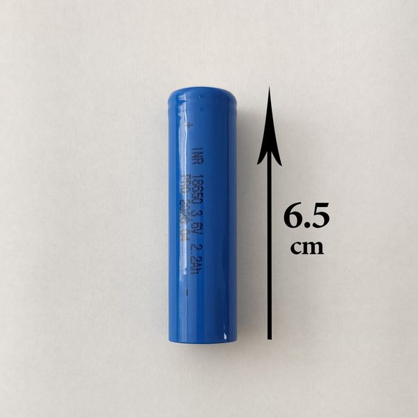 باتری لیتیوم یون مدل INR 18650 ظرفیت 6800 میلی آمپر ساعت اسمی