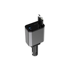 شارژر فندکی خودرو گرین لاین مدل GNRCC50WBK ظرفیت 50 وات