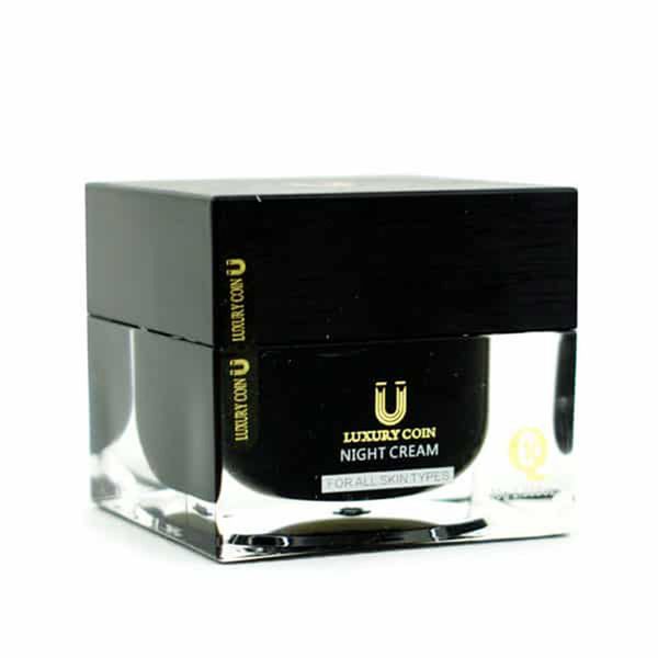 کرم ضد چروک شب لاکچری کوین مدل گلیسرین
