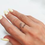 انگشتر نقره زنانه اقلیمه مدل AN147