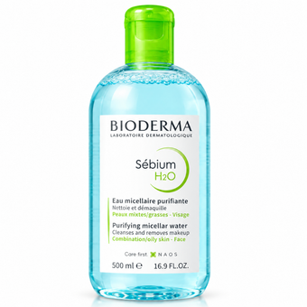 میسلار واتر پاک‌کننده و کنترل چربی بایودرما Sébium H2O حجم 500 میل