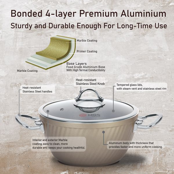 سرویس پخت و پز 12 پارچه ام جی اس کد 800304