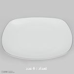 سرویس چینی 27 پارچه غذاخوری چینی زرین ایران سری کواترو مدل سمن درجه عالی